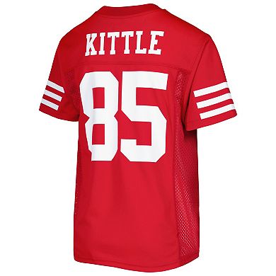 Youth George Kittle Scarlet San Francisco 49ers Team Replica Player Jersey