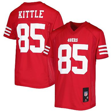 Youth George Kittle Scarlet San Francisco 49ers Team Replica Player Jersey