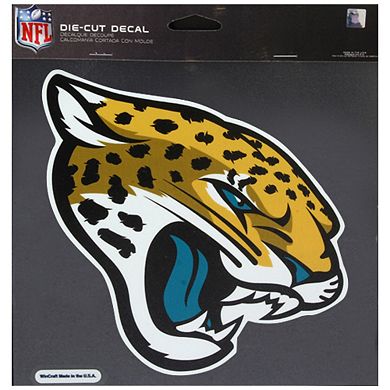 Jacksonville Jaguars WinCraft 8'' x 8'' Color Car Decal