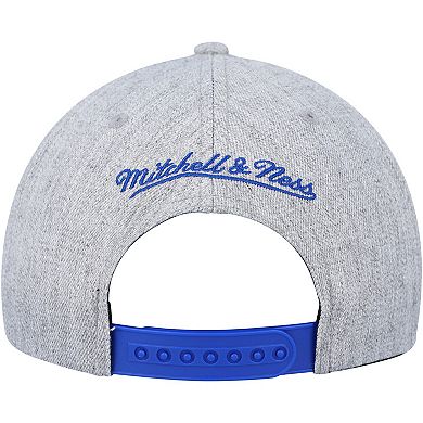 Men's Mitchell & Ness Heather Gray Washington Bullets Hardwood Classics 2.0 Snapback Hat