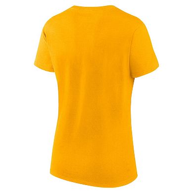 Women's Fanatics Branded Gold/Navy Nashville Predators Two-Pack Fan T-shirt Set