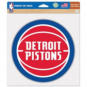 Detroit Pistons 8" Color Team Logo Car Decal