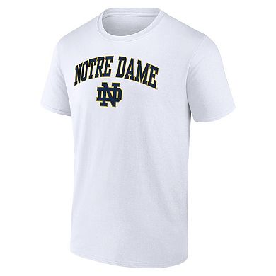Men's Fanatics Branded White Notre Dame Fighting Irish Campus T-Shirt
