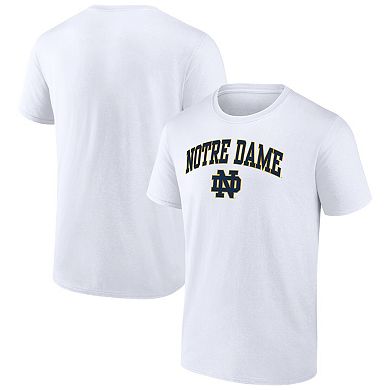 Men's Fanatics Branded White Notre Dame Fighting Irish Campus T-Shirt