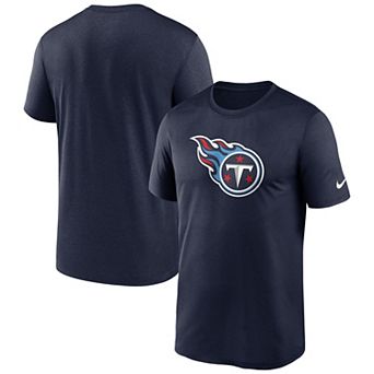 Men's Nike Navy Tennessee Titans Legend Logo Performance T-Shirt