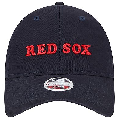 Women's New Era Navy Boston Red Sox Shoutout 9TWENTY Adjustable Hat