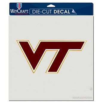 Virginia Tech Hokies WinCraft 8'' x 8'' Color Car Decal