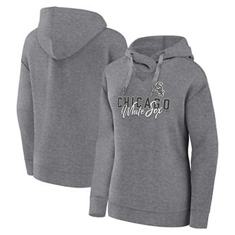 Women's Profile Heather Gray Chicago White Sox Plus Size Pullover Hoodie