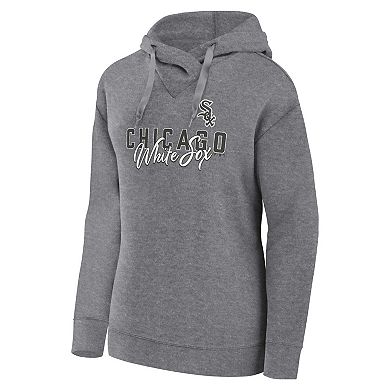 Women's Profile Heather Gray Chicago White Sox Plus Size Pullover Hoodie