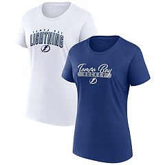 Women's Fanatics Branded Navy Tampa Bay Lightning Crystal-Dye Long Sleeve T- Shirt