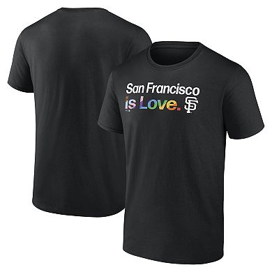 Men's Profile Black San Francisco Giants Pride T-Shirt