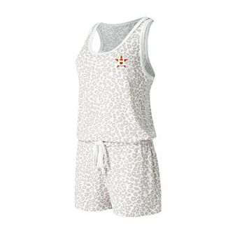 Women's Concepts Sport Cream Houston Astros Montana Hacci Knit Romper
