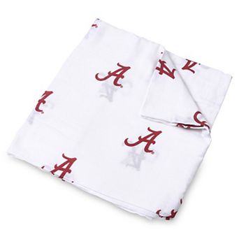 Infant White Alabama Crimson Tide 47'' x 47'' Muslin Swaddle Blanket
