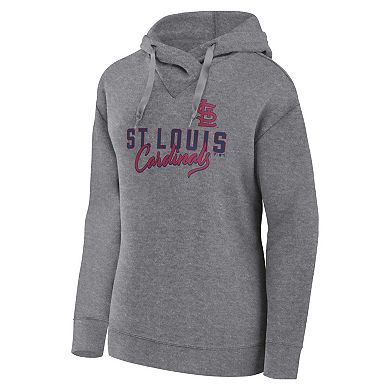 Women's Profile Heather Gray St. Louis Cardinals Plus Size Pullover Hoodie