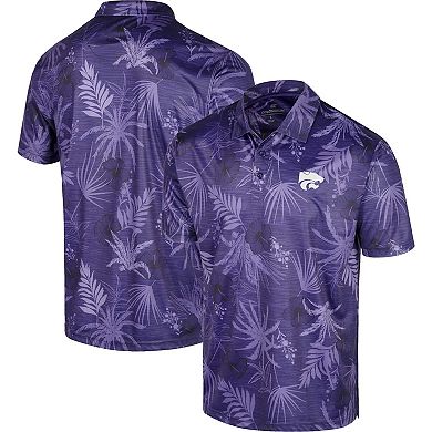 Men's Colosseum Purple Kansas State Wildcats Palms Team Polo
