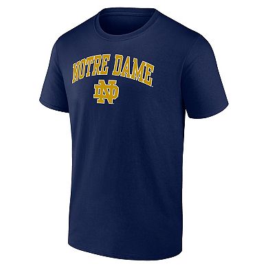 Men's Fanatics Branded Navy Notre Dame Fighting Irish Campus T-Shirt