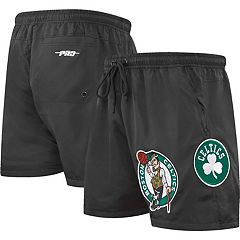 Men's New Era Black Boston Celtics Fleece Tie-Dye Shorts