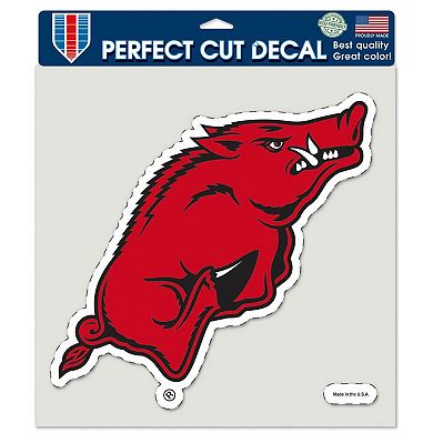 Arkansas Razorbacks WinCraft 8'' x 8'' Color Car Decal