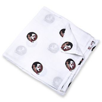 Infant White Florida State Seminoles 47'' x 47'' Muslin Swaddle Blanket