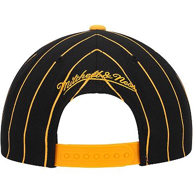 Men's Mitchell & Ness Black Houston Dynamo FC Team Pin Snapback Hat