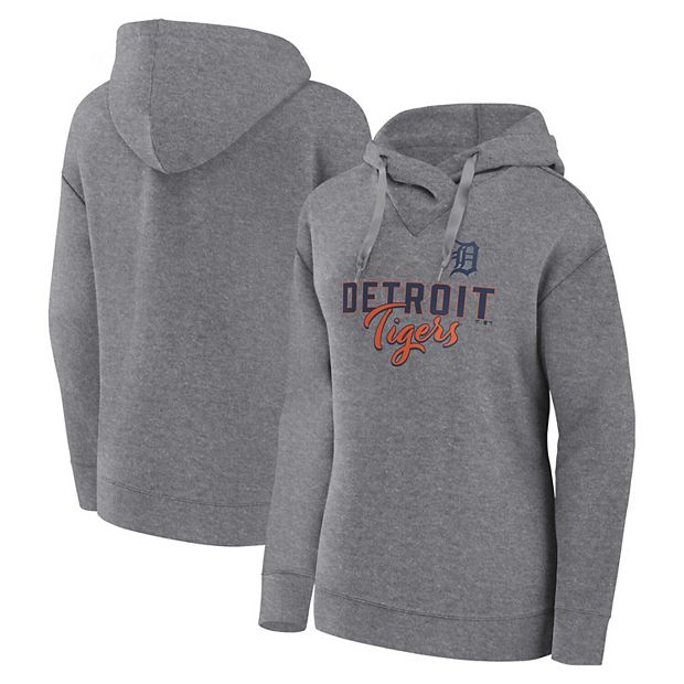 売れ筋商品|||カールバンクス カットソー トップス レディース Women's Heather Gray Detroit Tigers Team Logo Fleece Pullover Sweatshirt Heather Gray womens-g-iii-4her-by-carl-