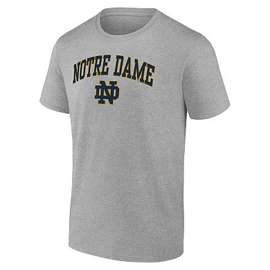 Men's Fanatics Branded Steel Notre Dame Fighting Irish Campus T-Shirt