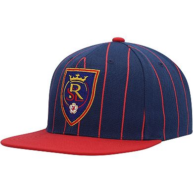 Men's Mitchell & Ness Navy Real Salt Lake Team Pin Snapback Hat