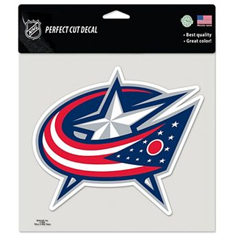 Columbus Blue Jackets 8'' x 8'' Team Logo Die-Cut Decal
