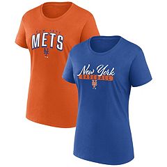 Women's New York Mets Ladies Bling T-Shirt V-neck Shirt Tee