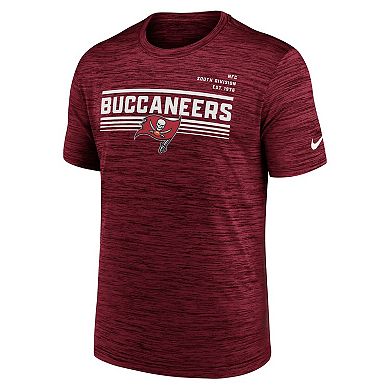 Men's Nike Red Tampa Bay Buccaneers Yardline Velocity Performance T-Shirt