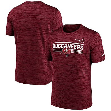 Men's Nike Red Tampa Bay Buccaneers Yardline Velocity Performance T-Shirt
