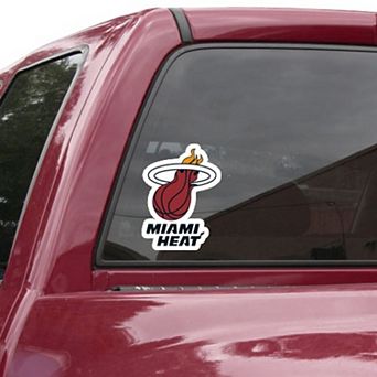 Miami Heat 8" Color Team Logo Car Decal