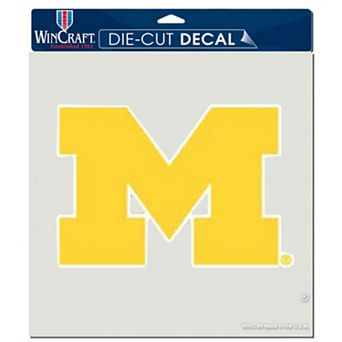 Michigan Wolverines WinCraft 8'' x 8'' Color Car Decal