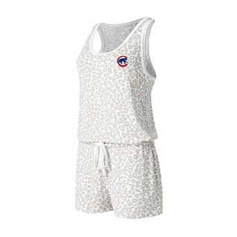 Women's Concepts Sport Cream Chicago Cubs Montana Hacci Knit Romper