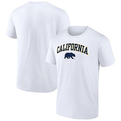 Men's Fanatics Branded White Cal Bears Campus T-Shirt