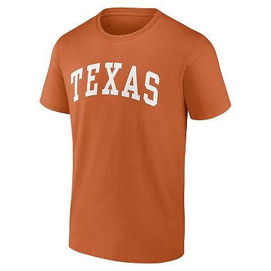 Men's Fanatics Branded Texas Orange Texas Longhorns Basic Arch T-Shirt