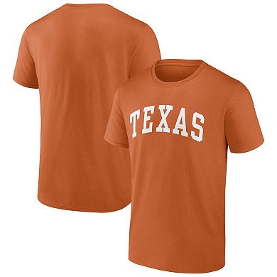 Men's Fanatics Branded Texas Orange Texas Longhorns Basic Arch T-Shirt