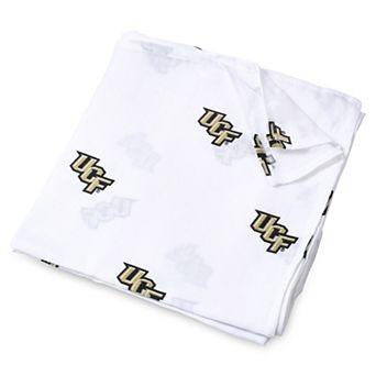 Infant White UCF Knights 47'' x 47'' Muslin Swaddle Blanket