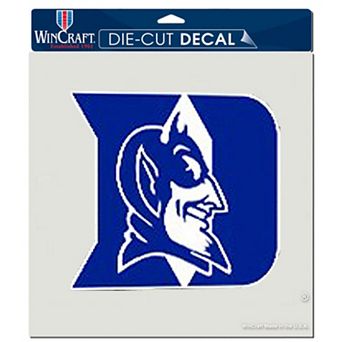 Duke Blue Devils WinCraft 8'' x 8'' Color Car Decal
