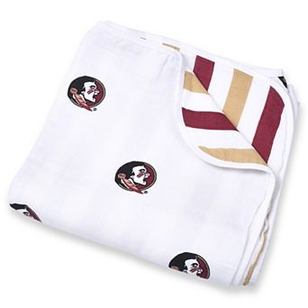 "Infant Three Little Anchors Florida State Seminoles 47"" x 47"" Muslin 4-Layer Blanket"