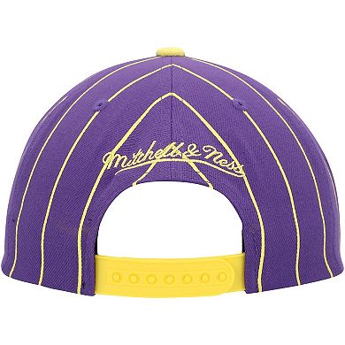 Men's Mitchell & Ness Purple Orlando City SC Team Pin Snapback Hat