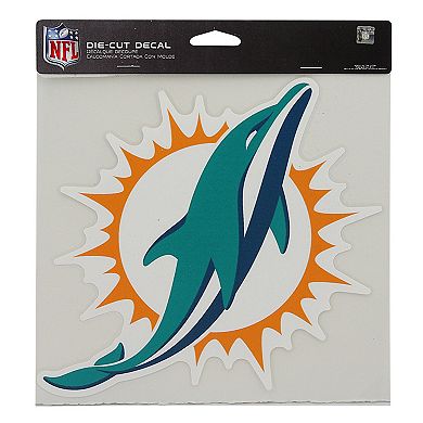 Miami Dolphins WinCraft 8'' x 8'' Color Car Decal