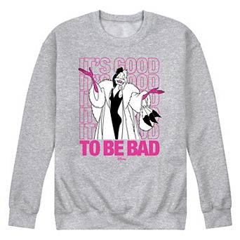 Disney Villains Men's Good To Be Bad Fleece Graphic Tee