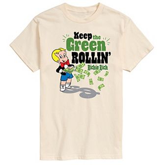 Men's Richie Rich Keep Green Rollin' Graphic Tee