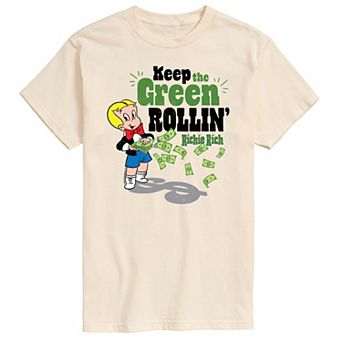 Men's Richie Rich Keep Green Rollin' Graphic Tee