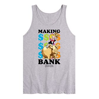 Men's Richie Rich Making Bank Graphic Tank Top