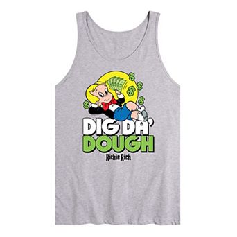 Men's Richie Rich Dig Da' Dough Graphic Tank Top