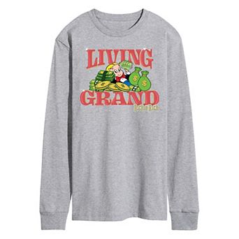Men's Richie Rich Living Grand Long Sleeve Graphic Tee