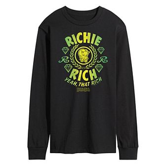 Men's Richie Rich Yeah That Rich Long Sleeve Graphic Tee