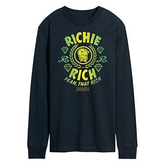 Men's Richie Rich Yeah That Rich Long Sleeve Graphic Tee